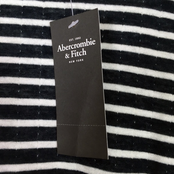 Abercrombie & Fitch Navy Striped Knit Dress - Picture 4 of 6